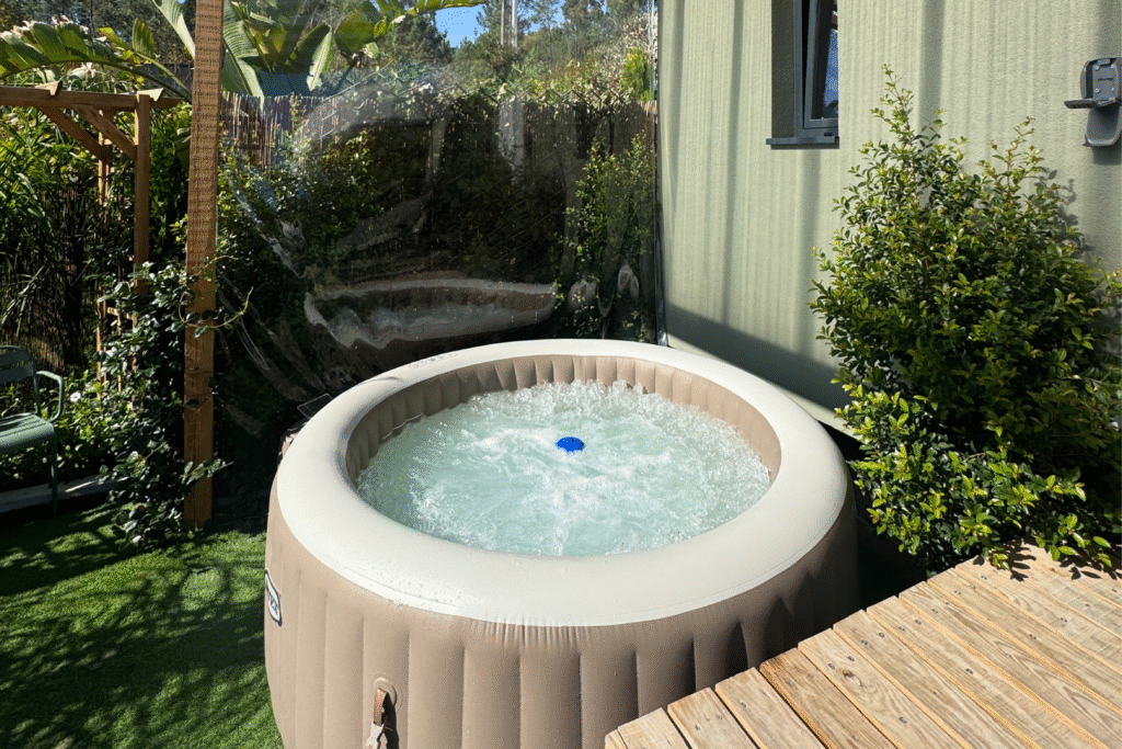 Bungalows do Fojo: hospedagem romântica em Braga com jacuzzi privativa